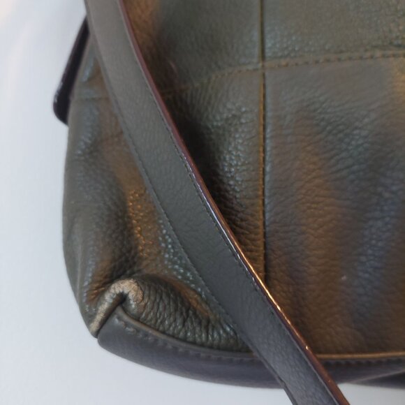 Green leather Sanctuary crossbody bag - Picture 9 of 9